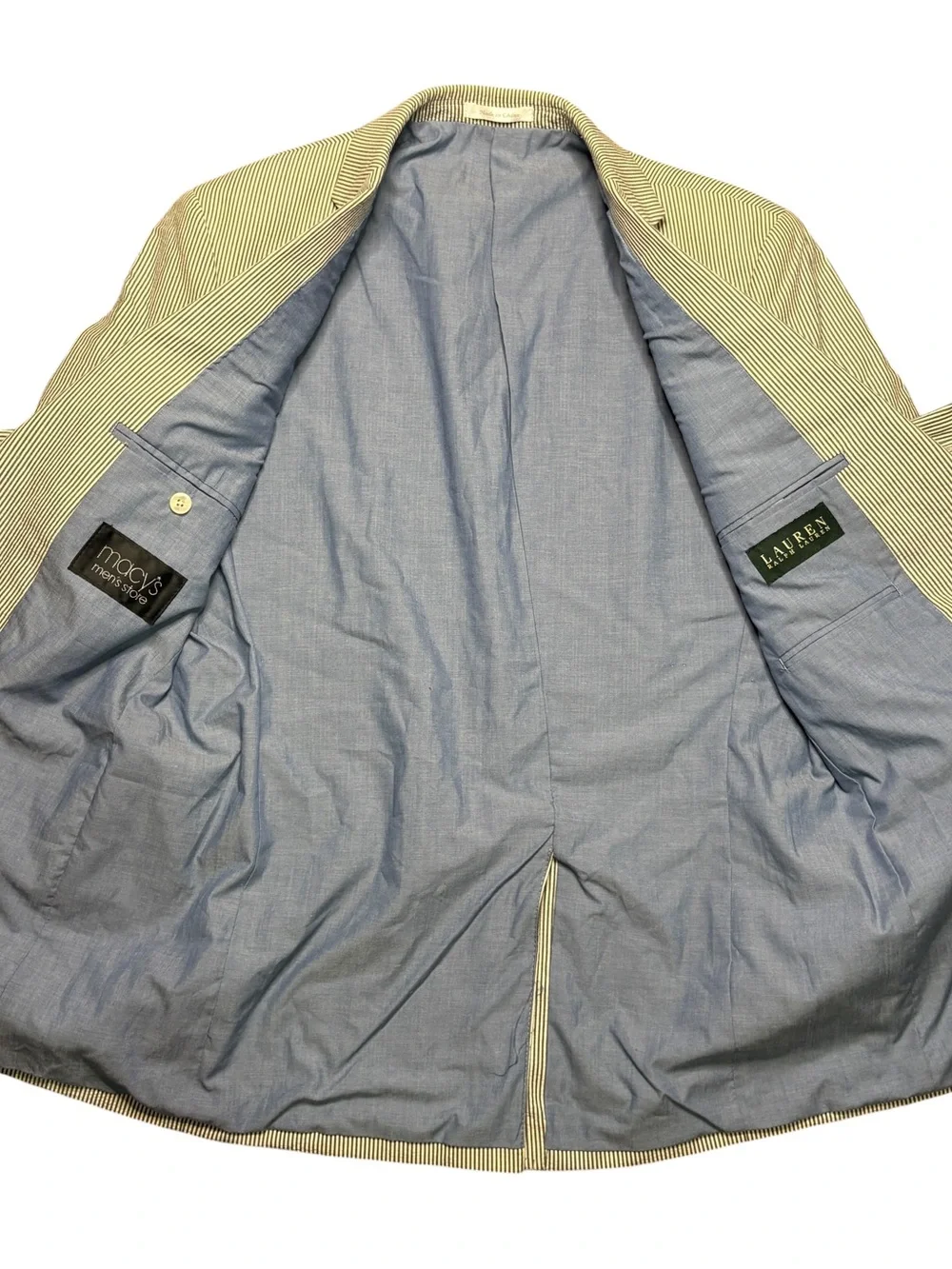 Lauren Ralph Lauren Men's Seersucker Blazer Sport Coat - Size 38R